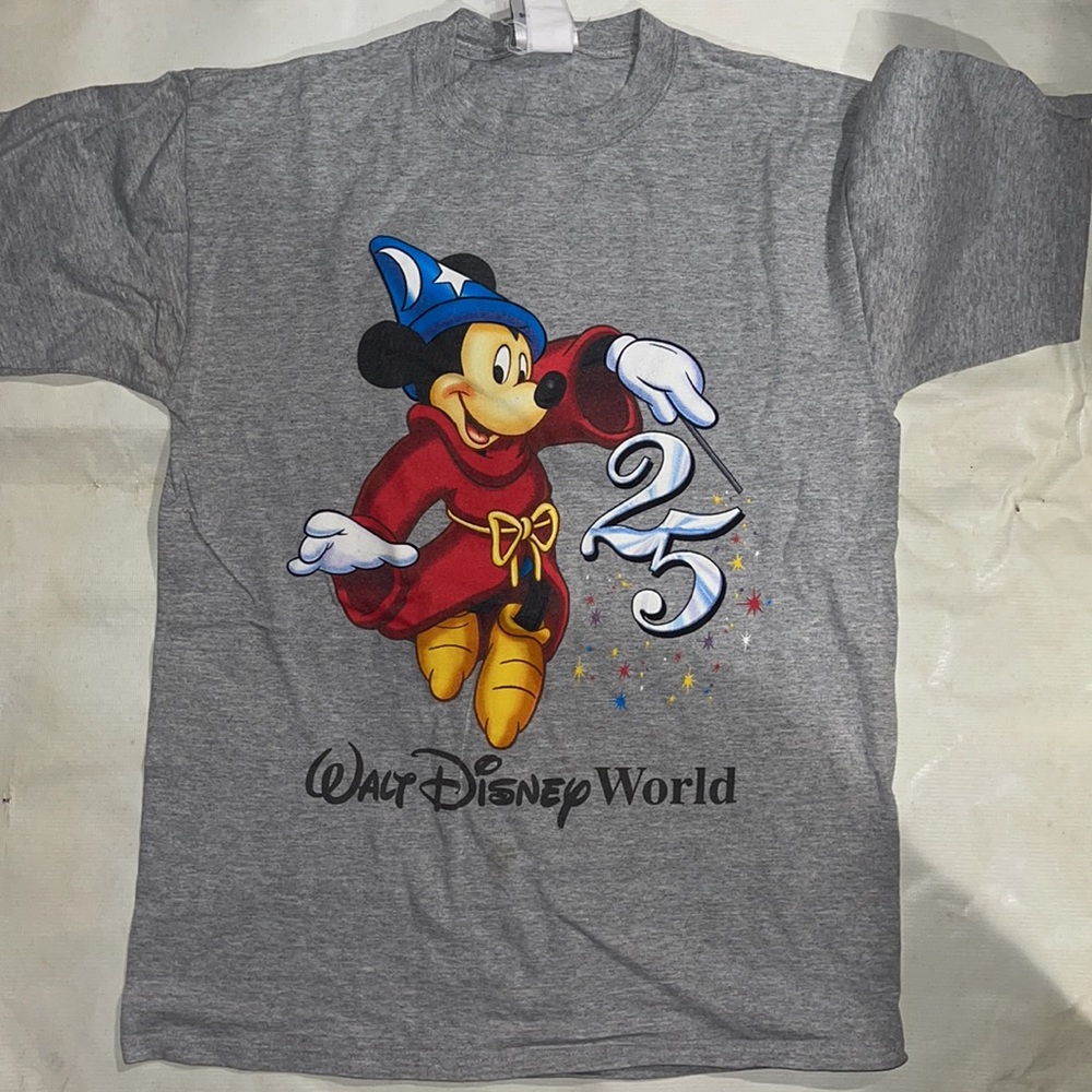 Mickey Mouse 25th anniversary Fantasia Walt Disney world shirt made in USA
